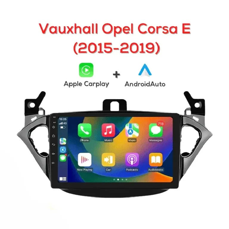 Installering af Vauxhall Opel Corsa E | 2015-19 | Apple CarPlay & Android Auto | 9"